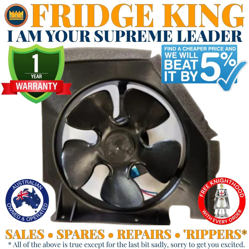 1460307 Westinghouse fridge freezer condenser fan shroud motor assy FITS WSE6100