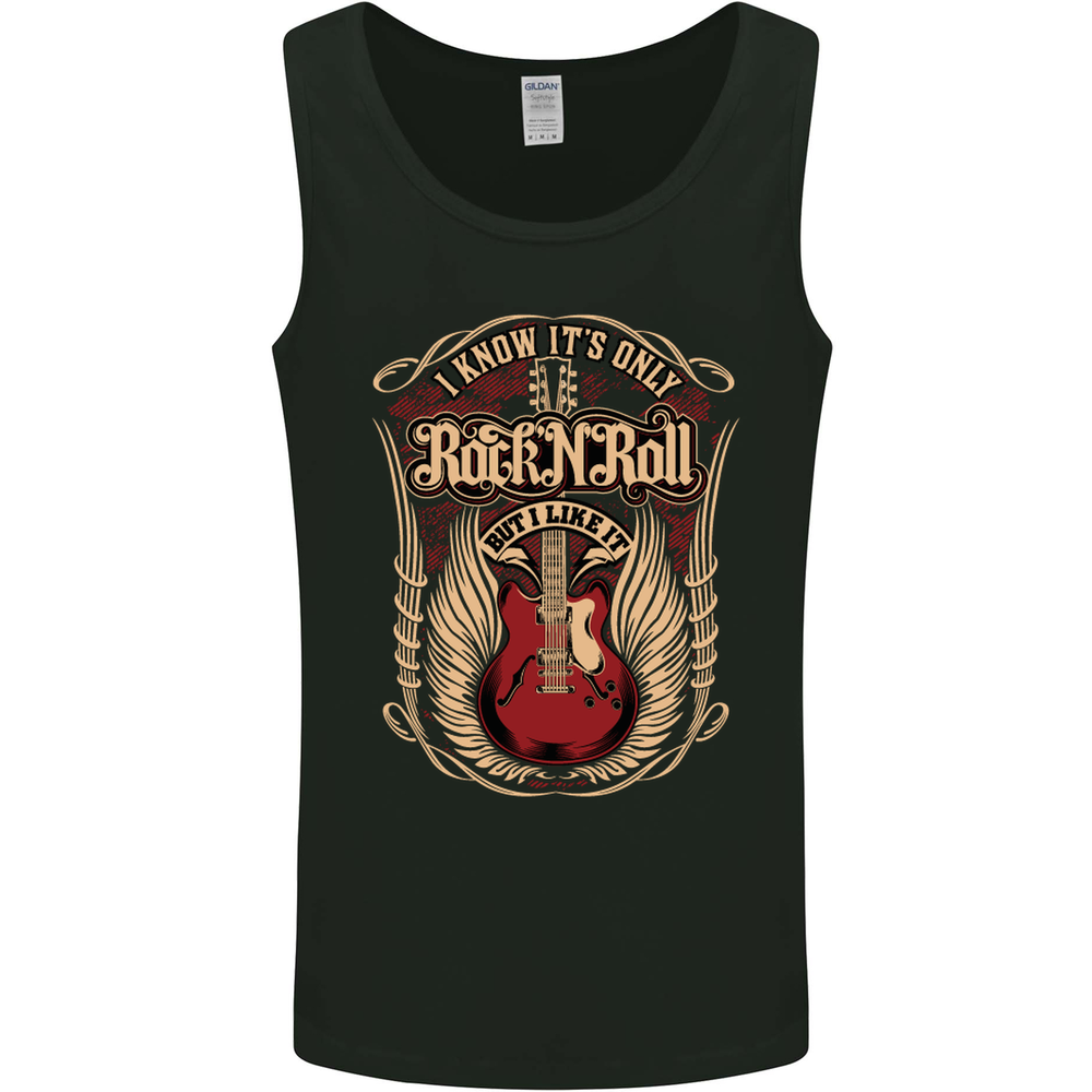I Know It’s Only Rock ’n’ Roll Music Guitar Mens Vest Tank Top