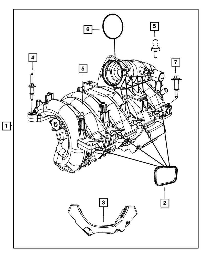 Genuine Mopar 53034081AA Intake Manifold Seal OEM Quality