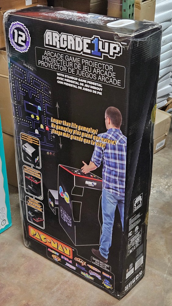 Vintage PAC-MAN Arcade Game Projector by Arcade 1Up