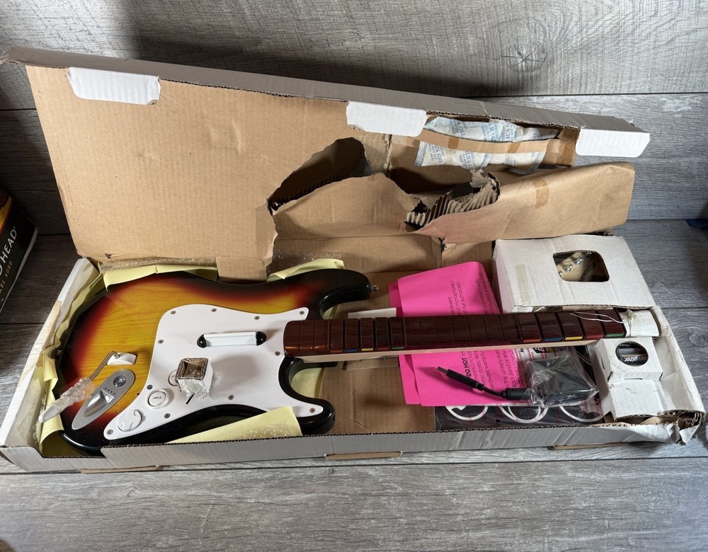 Rock Band Fender Stratocaster Sunburst W/Dongle And Strap PS3 (NEW OTHER)
