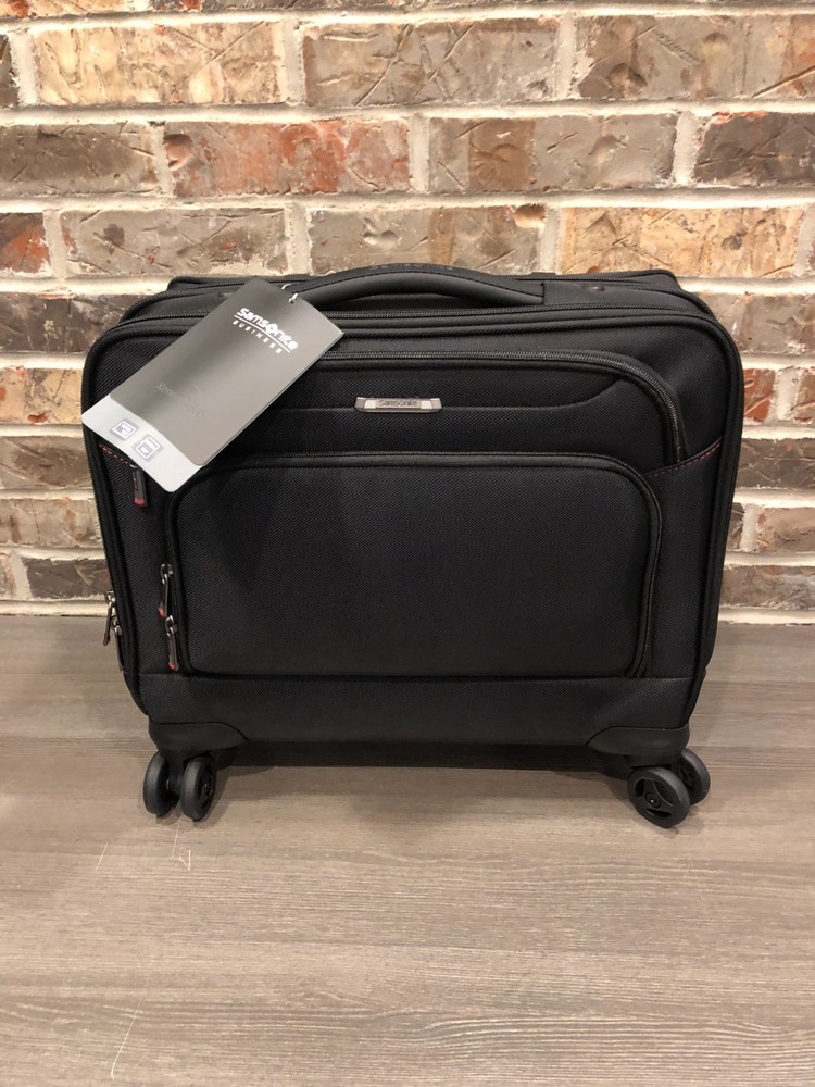 New with Tag Samsonite Xenon 3.0 Spinner Mobile Office  Black Luggage Bag