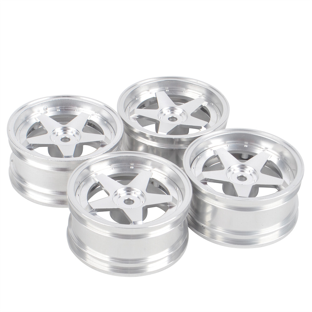 Aluminum Wheel Hubs Adjustable Offset for RC 1/10 On Road Drift Touring Car Tire