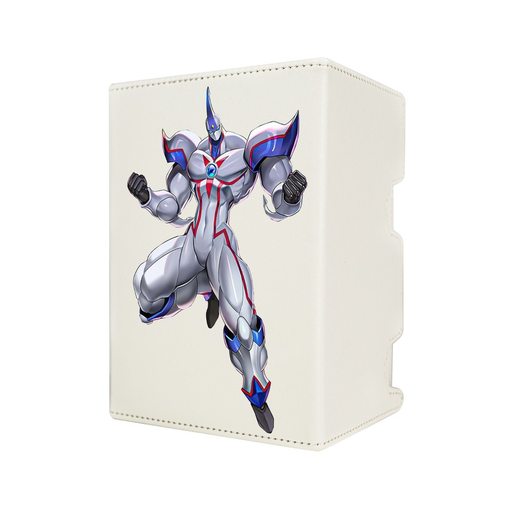 Elemental HERO Neos Deck Box - Holds 100 Double Sleeved Cards & Dice Tray - YGO-image