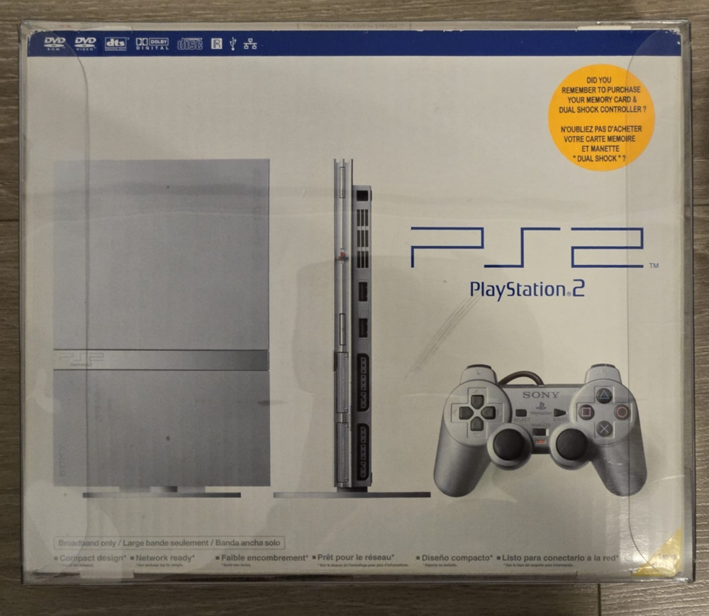 Sony PlayStation 2 Slim Console - Satin Silver