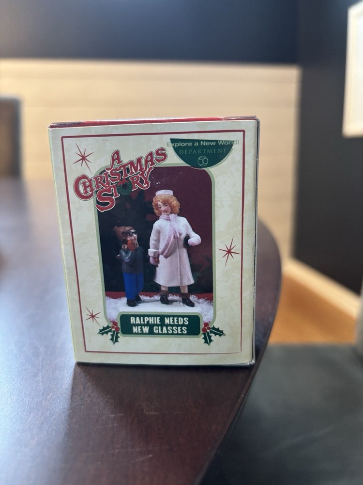 A Christmas Story Department 56 Ralphie Needs New Glasses NIB