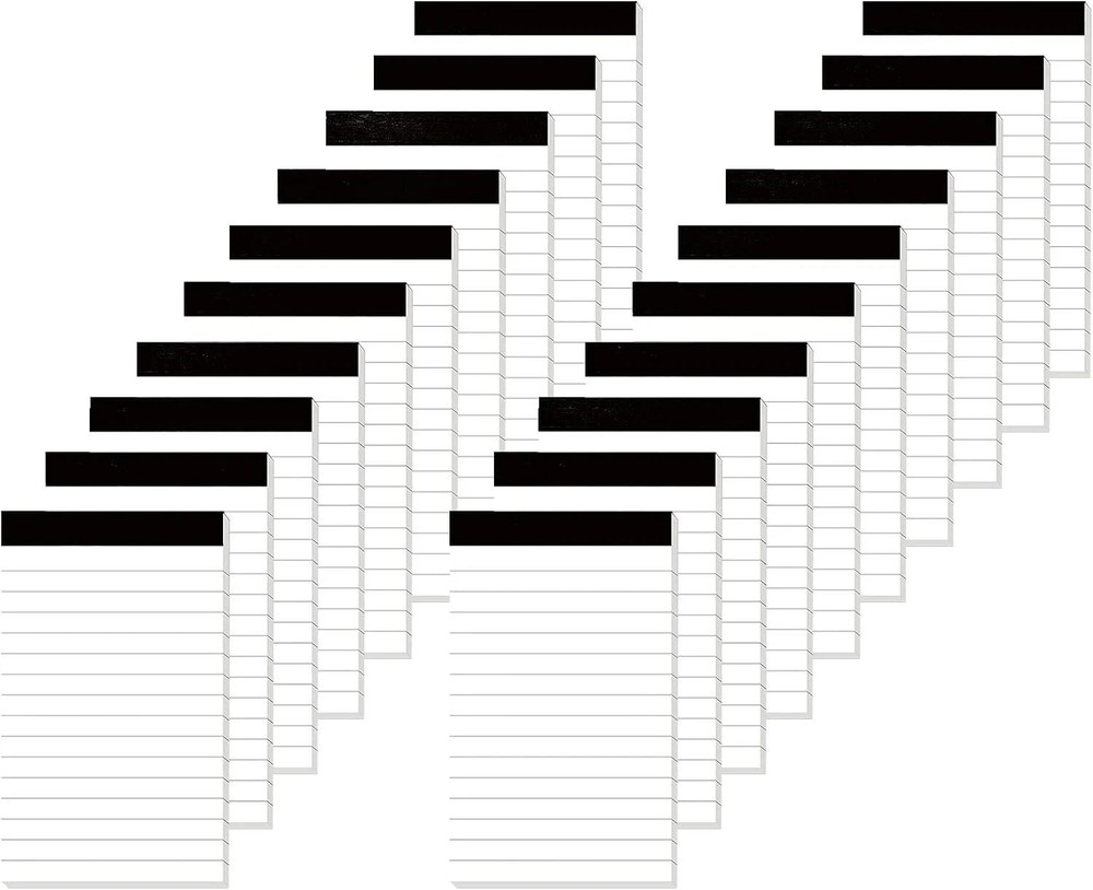 20 Pack 3x5 Inch Small Notepads with Ultra Quality Server Lined Paper