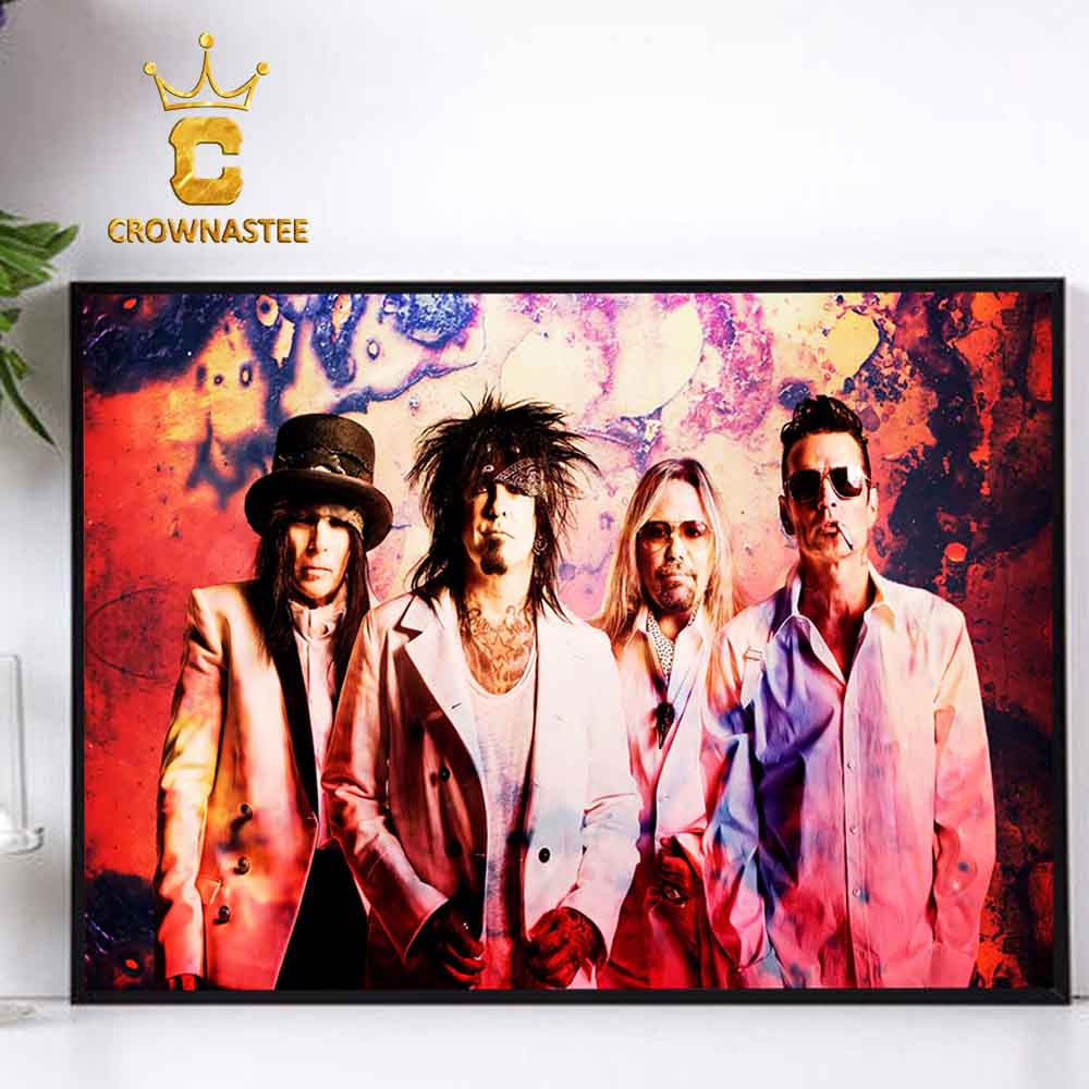 Motley Crue Oil Projection Art Print Poster Home Decor No Frame