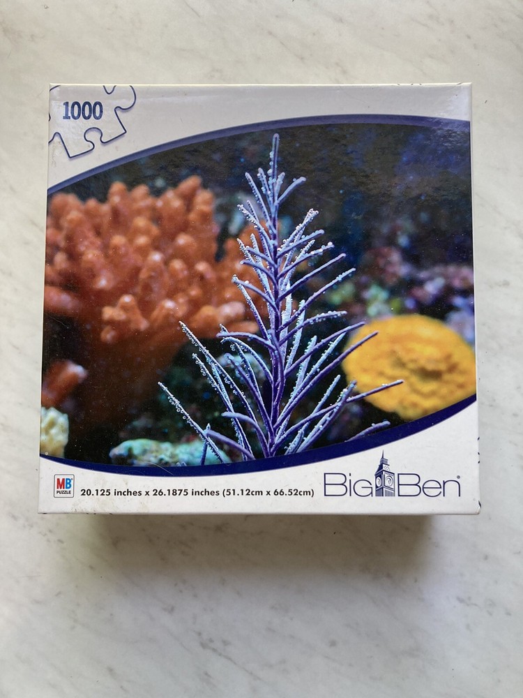 Big Ben Jigsaw Puzzle 1000 Pieces  ~Underwater 38081 ~Hasbro Coral ~USA