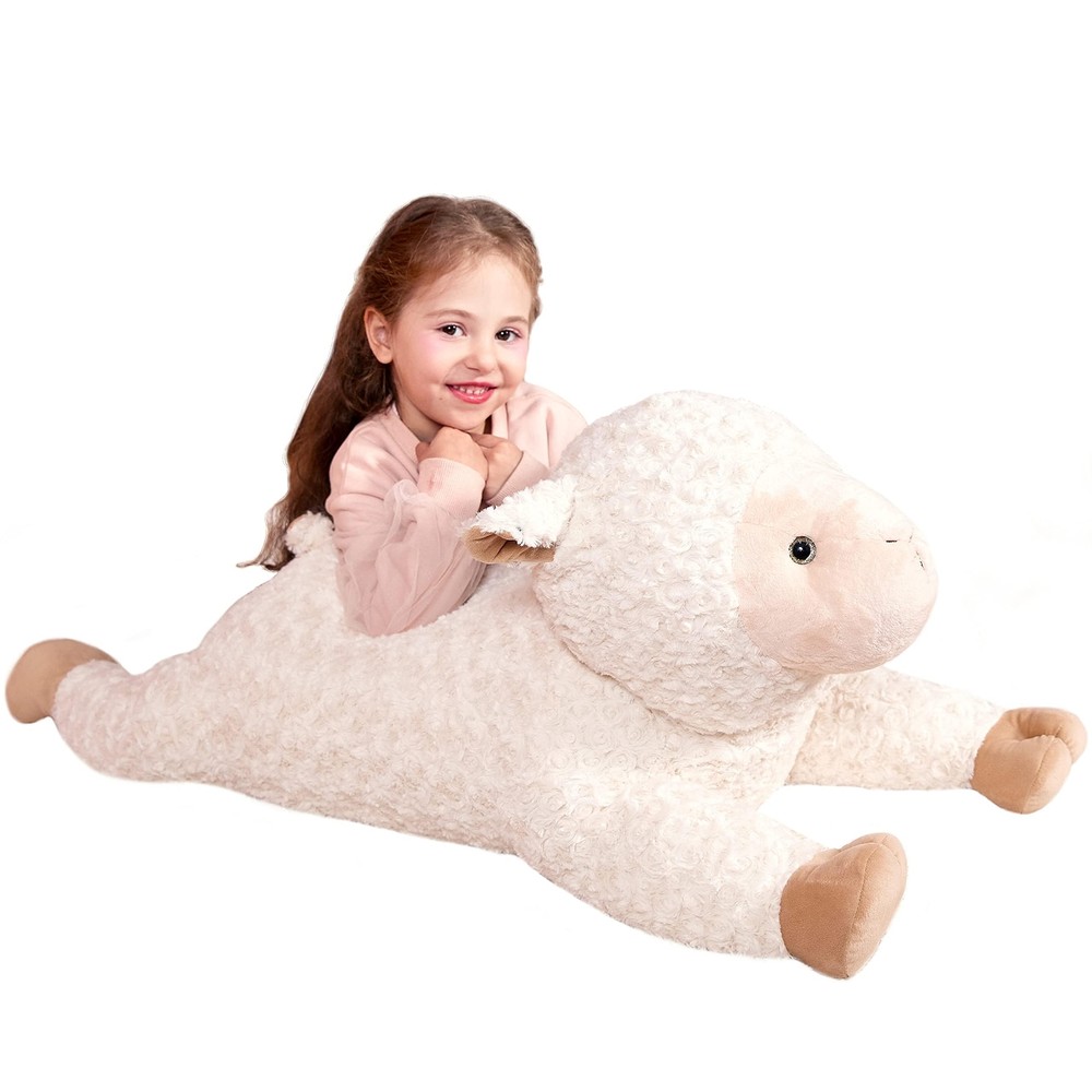Large Sheep Stuffed Animal Plush Toy,Giant Lamb Cute Jumbo Soft Toys,30