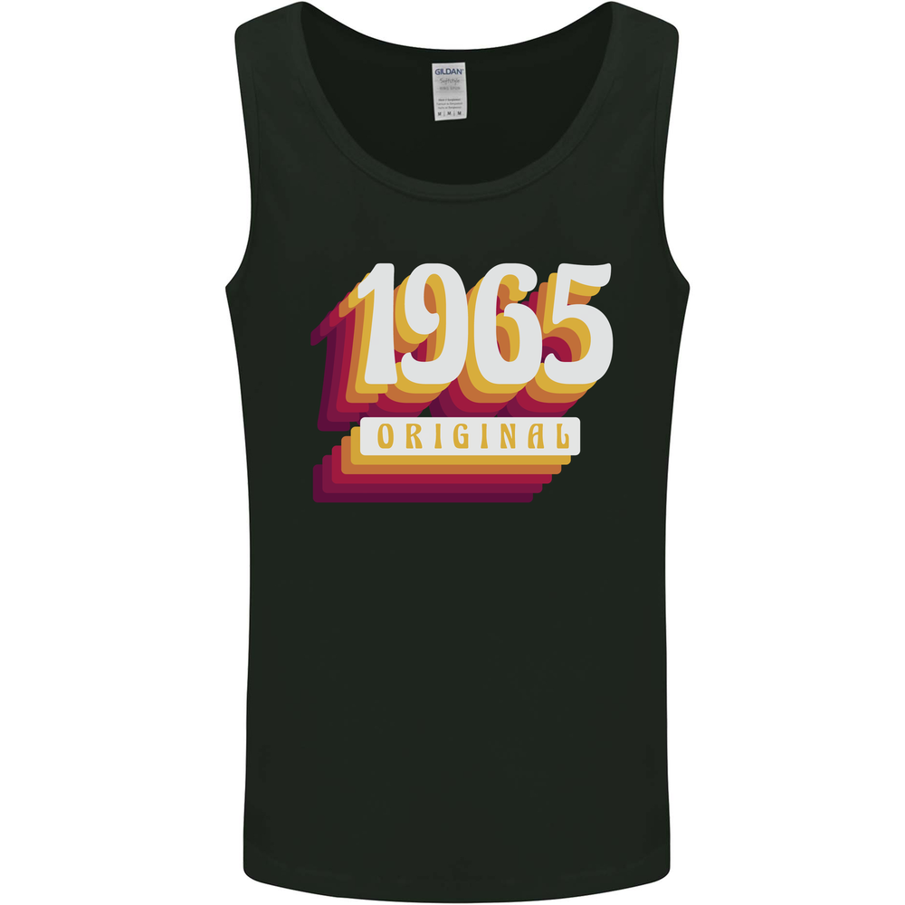 Retro 60th Birthday Original 1965 Mens Vest Tank Top