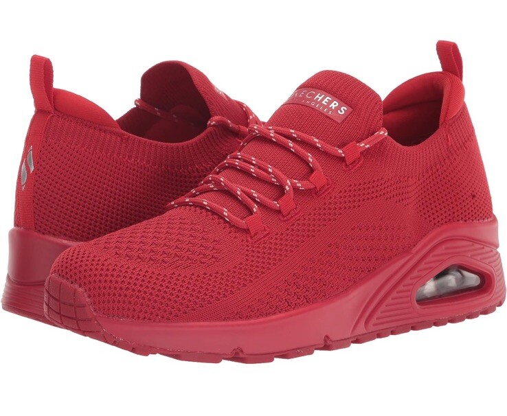 Skechers Women's Uno-2 Much Fun Sneaker 177102  Red Size 7.5