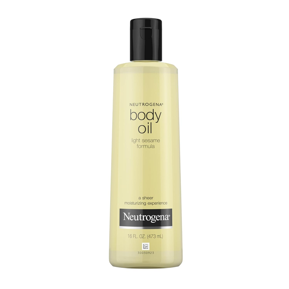 Body Oil Light Sesame Formula, Dry Skin Moisturizer and Hydrating Body Massage O