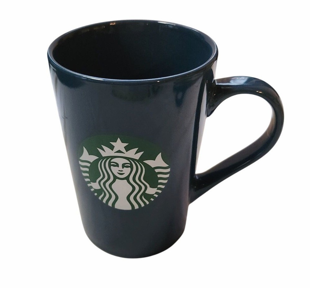 Starbucks 11 Fl Oz Green Ceramic Coffee Mug Cup with logo mermaid siren 2020