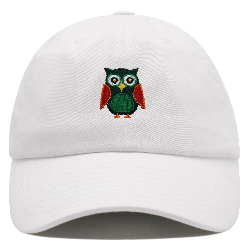 JPAK Owl Premium Dad Hat Washed Cotton Relaxed Fit Animal Lover Pet Gift
