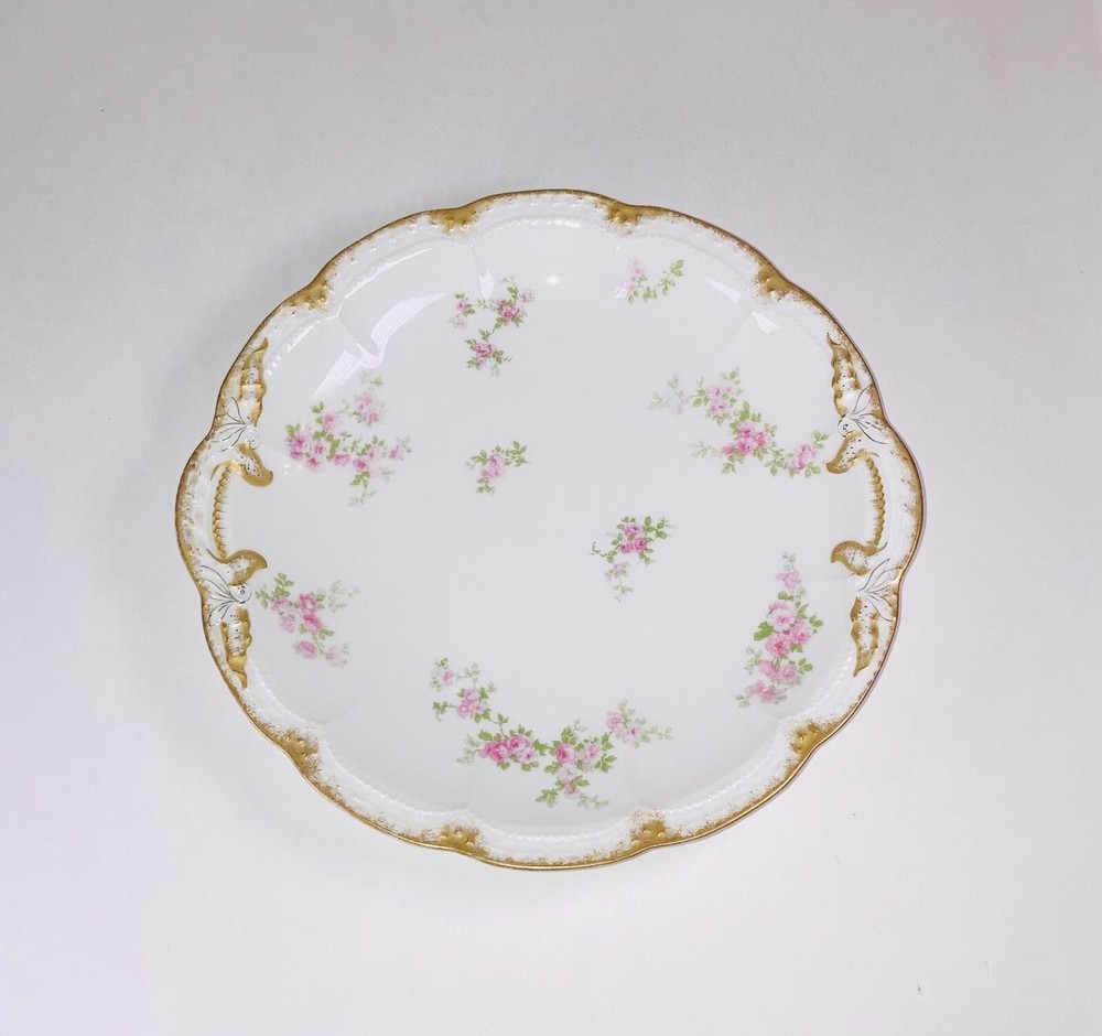 Haviland Limoges France Wild Geranium Serving Dish by Difraisseix & Abbot