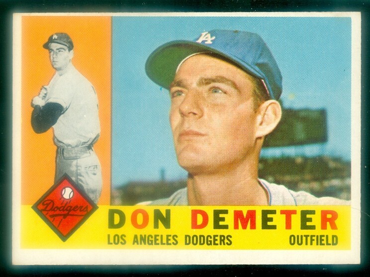 1960 Topps #234 Don Demeter EXMT Baseball Card Vintage Collectible
