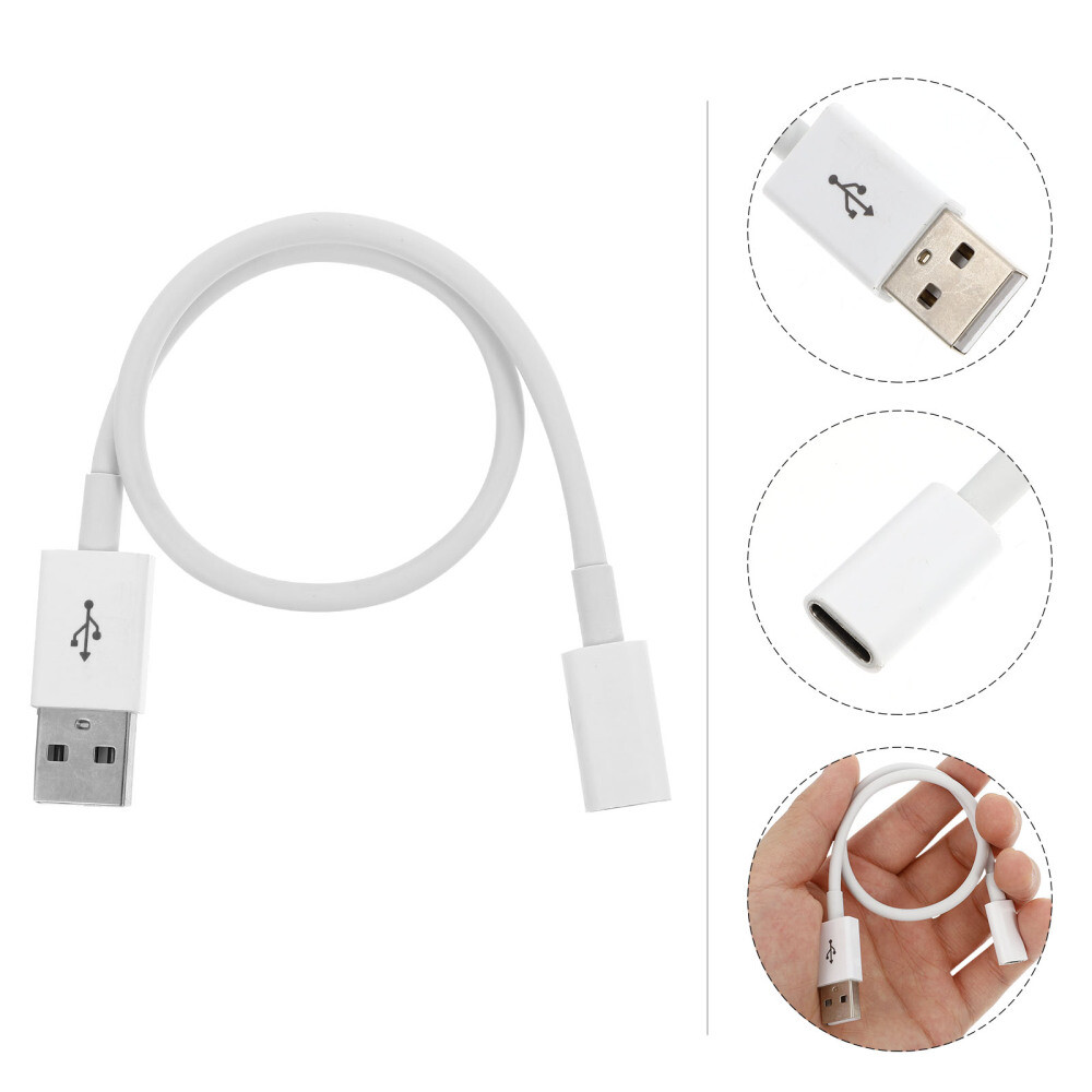 3-pack USB male to female extension cables for phone charging
