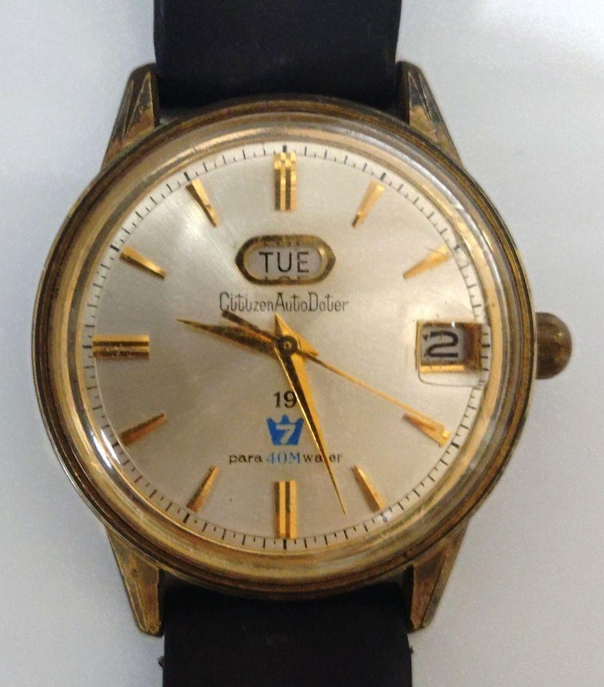 Non-Operational Citizen Autodater 7 51306-Y Automatic Watch