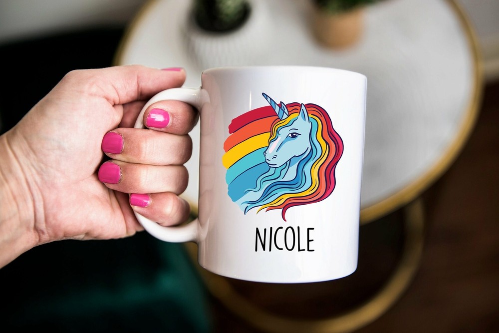 Personalized Unicorn Mug Custom Unicorn Mug Personalized Unicorn Gift Custom