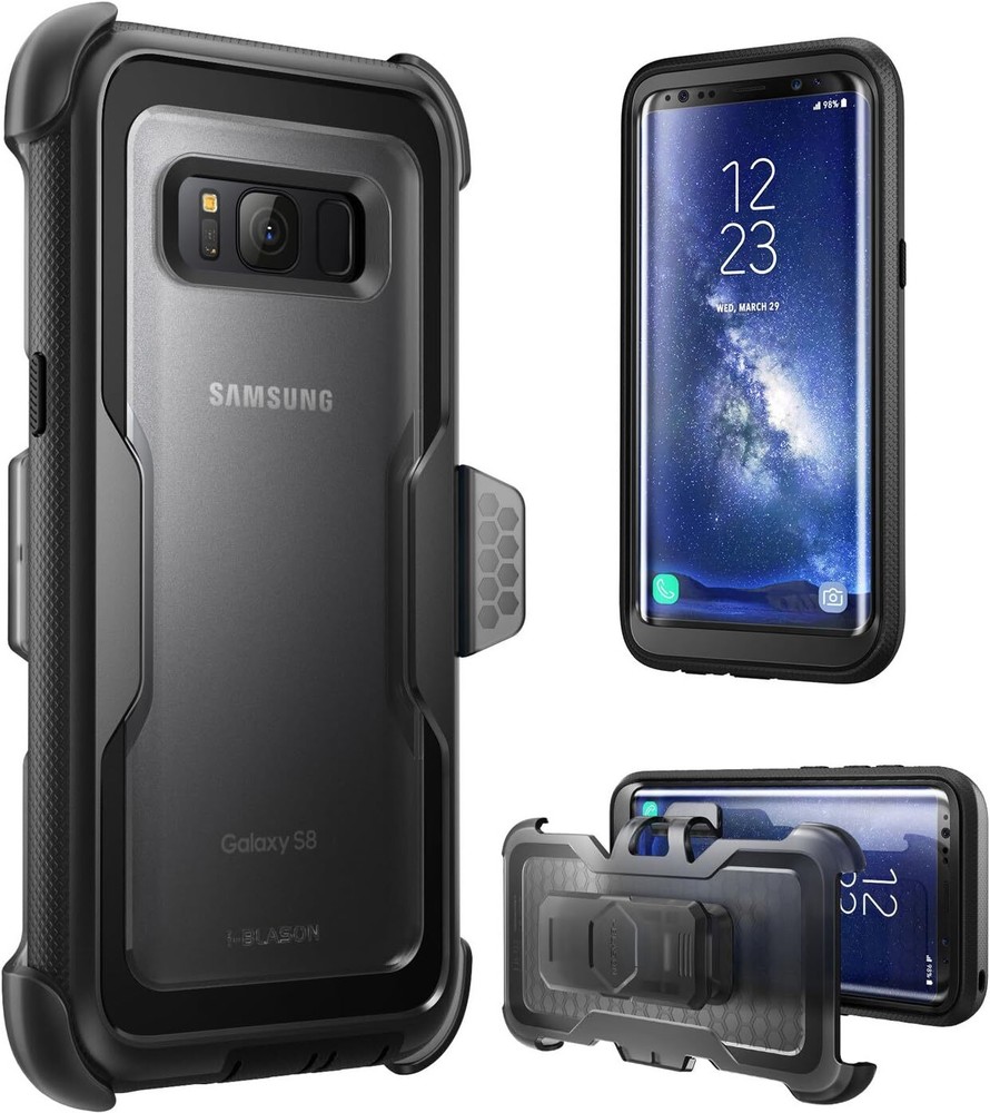 Armorbox Series Case for Galaxy S8, [Full Body] [Heavy Duty] Shock Reduction / B-image