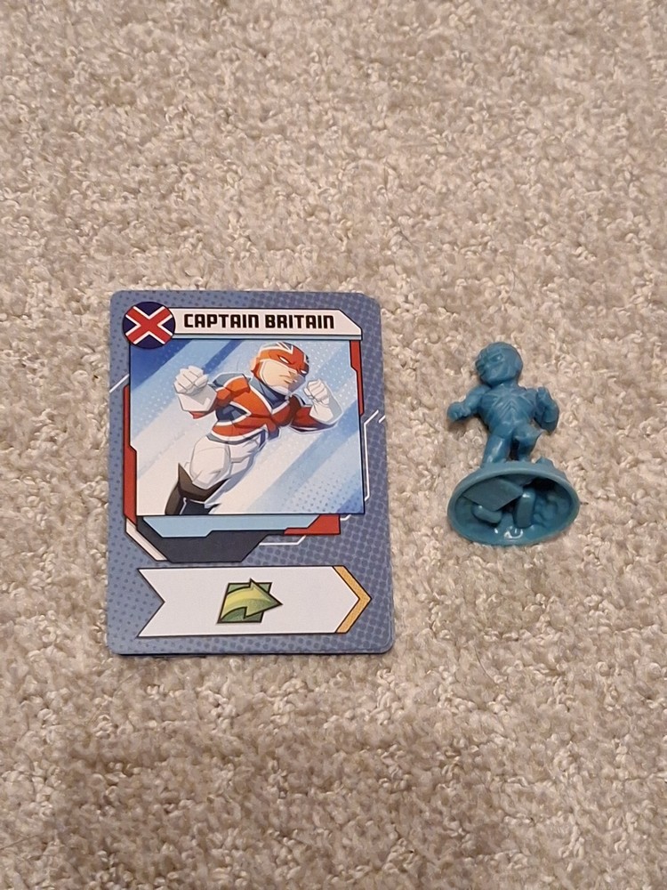 CMON Marvel United X-men Captain Britain with 12 card deck