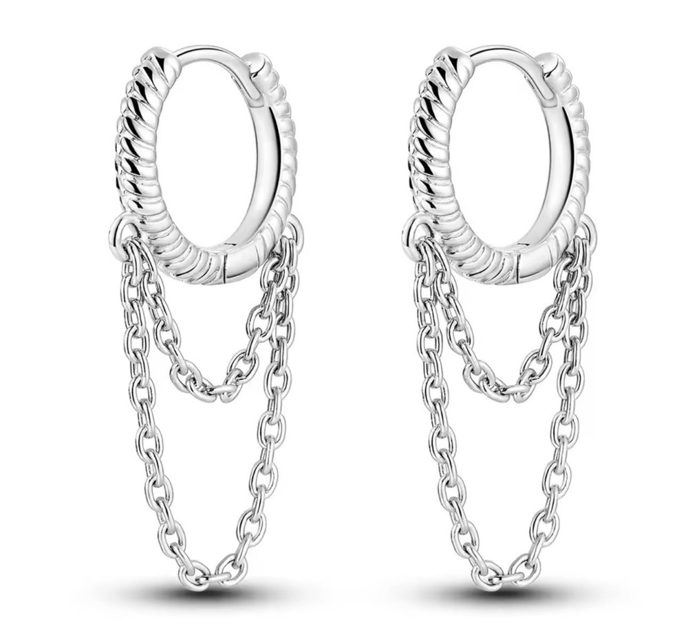 Drop Pair Of Earrings For Woman 925 Sterling Silver Free Delivery