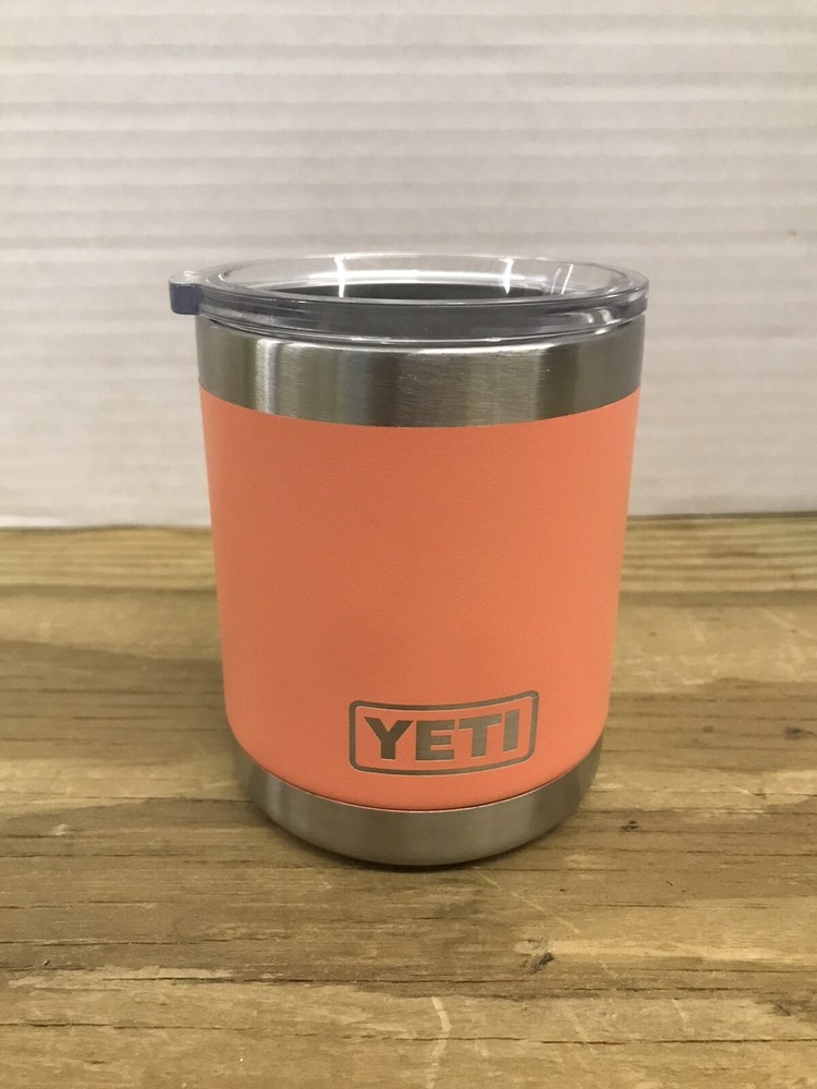 Yeti Rambler 10 Oz Lowball With Lid-missing Cover Coral