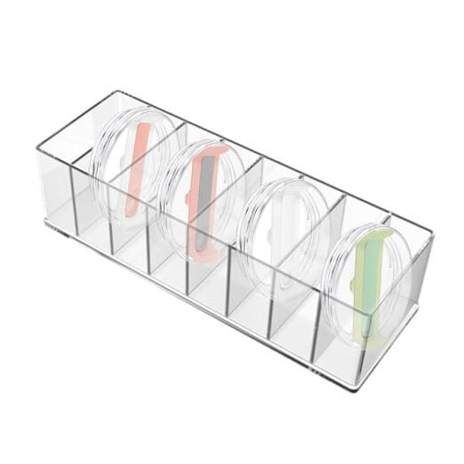 Tumbler Lid Organizer Acrylic Tumbler Lid Holder for Kitchen Countertop