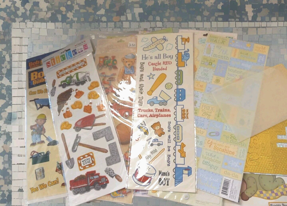 Lot Of Scrapbook Card Making embellishments stickers Read Description Nice Lot