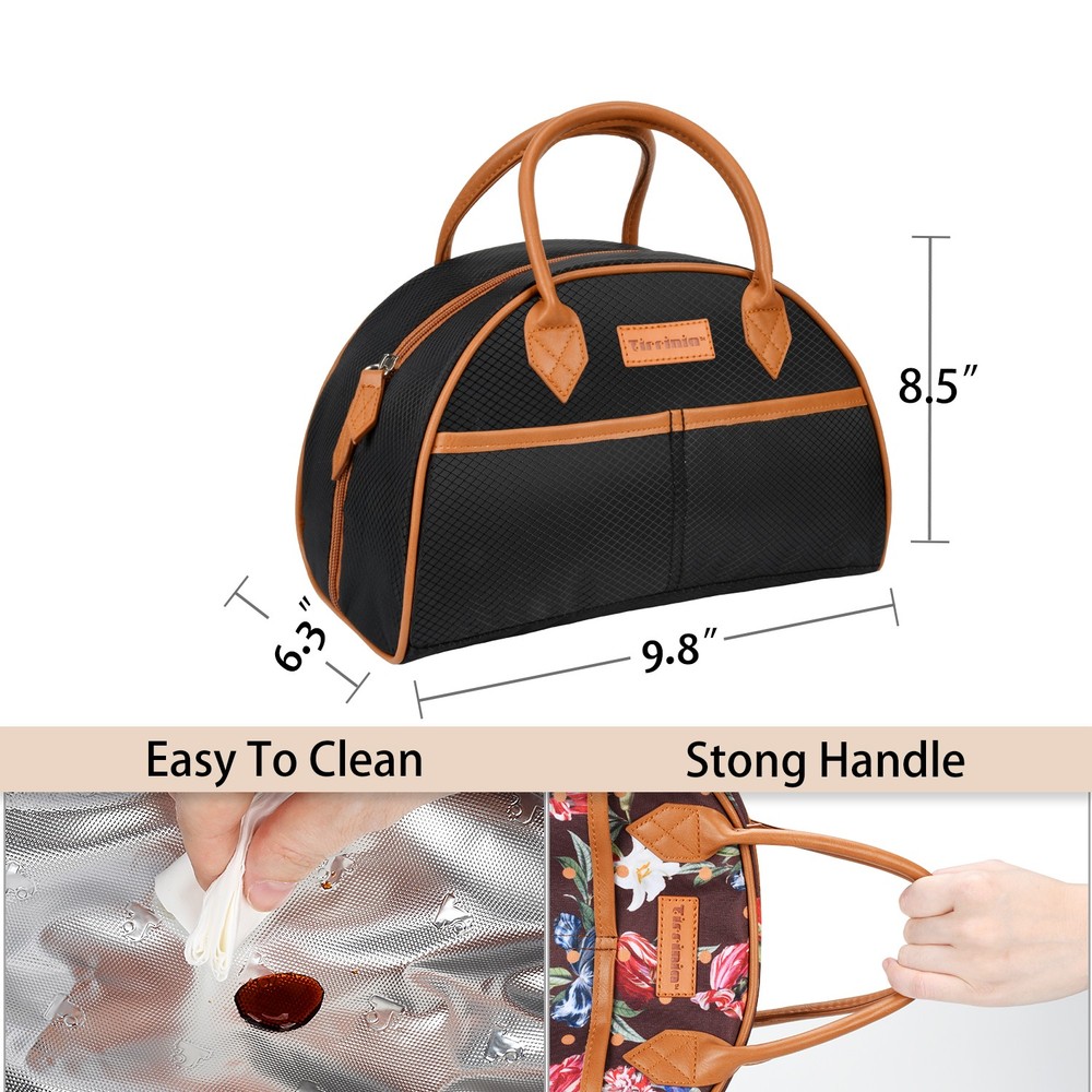 Insulated Lunch Bag Cooler Tote for Work Picnic Women Men Kids