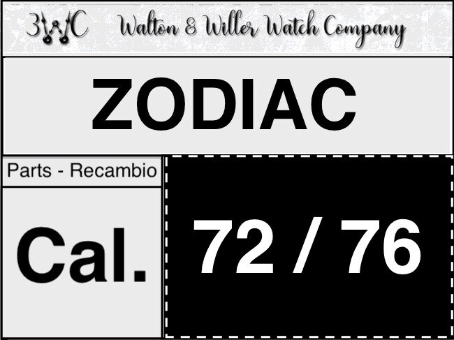 NOS Zodiac Cal 72/76 11