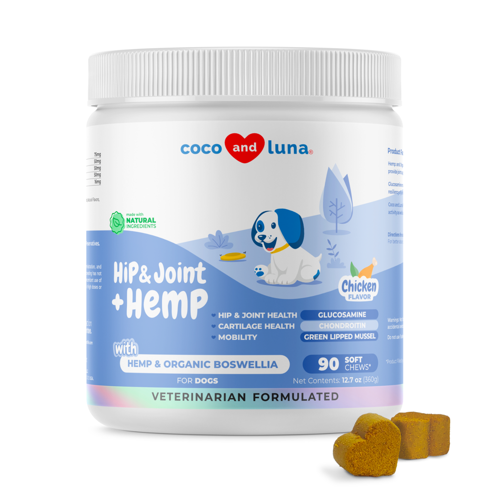 Joint Supplement for Dogs - Green Lipped Mussel - Glucosamine - turmeric - MSM