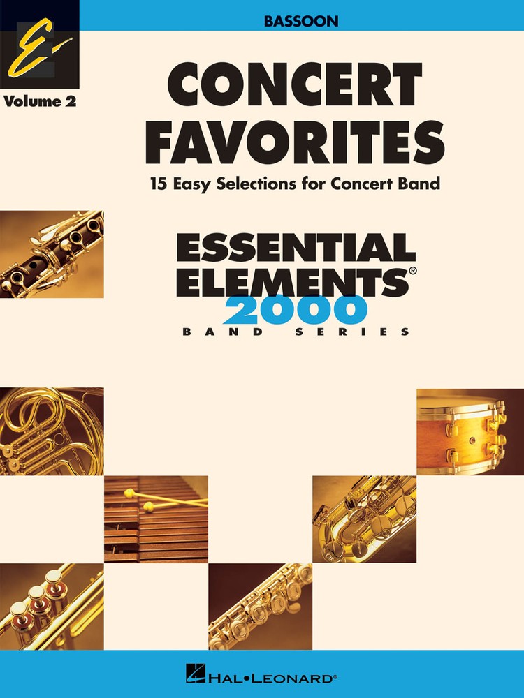 Concert Favorites Vol 2 for Bassoon Essential Elements 2000 Band Method Book