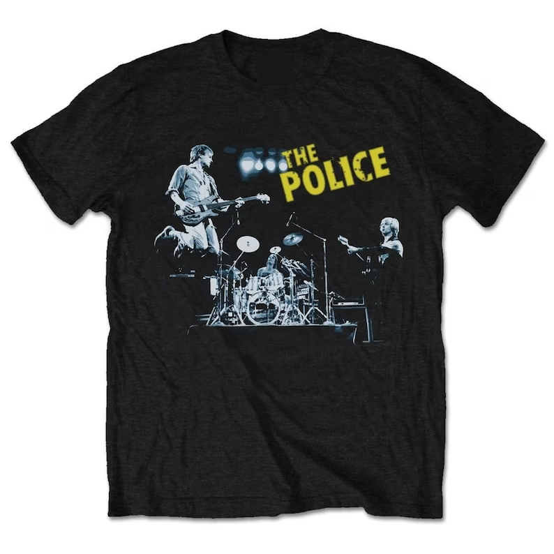 The Police Live In Concert Sting Rock T-Shirt