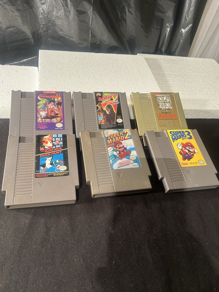 Lot Of 6 Nintendo (NES)Game Cartridges, Tested