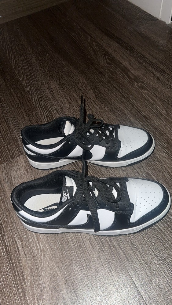 Size 9 - Nike Dunk Low Black White (Worn Once)