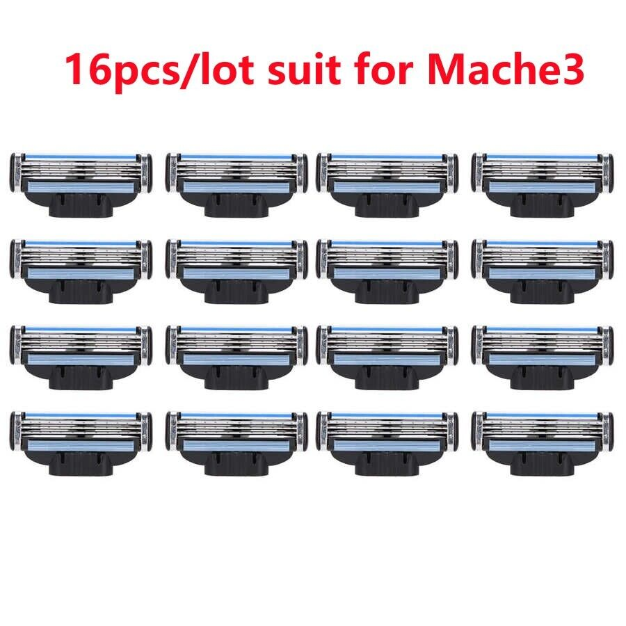 16Pcs Razor Blades for Gilette MACH 3 Shaving Trimmer Cartridges Refill Quality