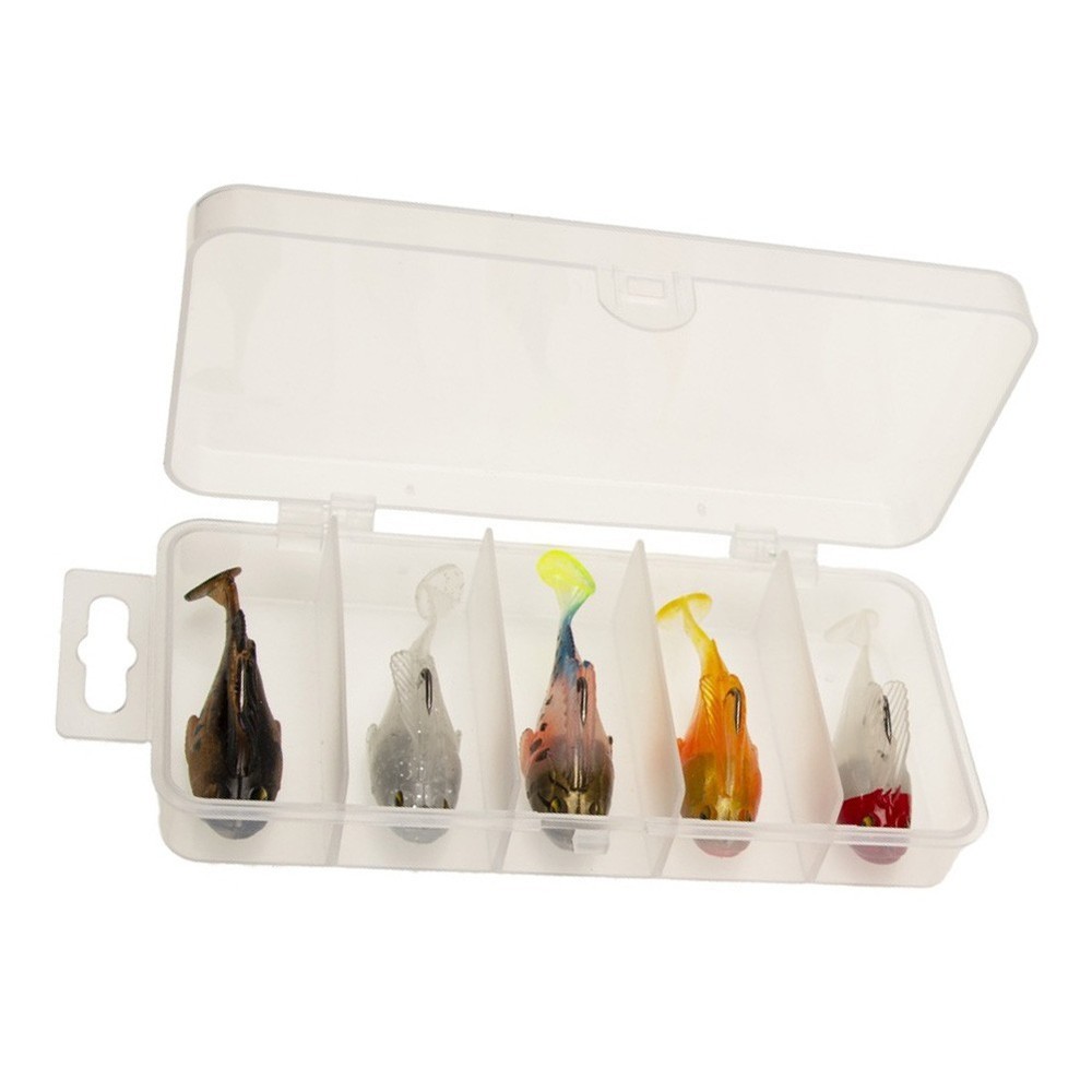 Simulation Jump Fish Lures Pack of 5 for Bottom Detection in Catfish Fishing