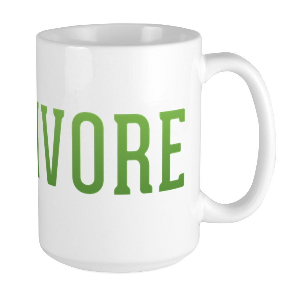 CafePress Herbivore Coffee Mug, Large 15 oz. White Coffee Cup (253153719)
