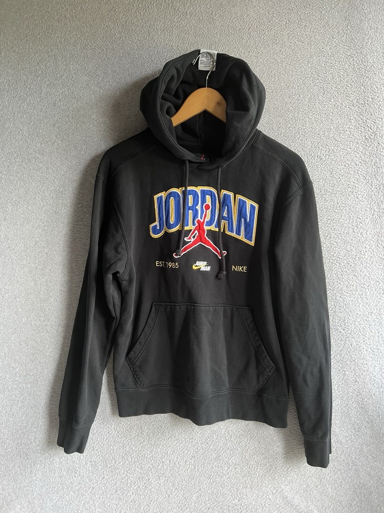 Nike Air Jordan Jumpman Est 1985 Swoosh Retro Hoodie Small Sweater Limited Ed
