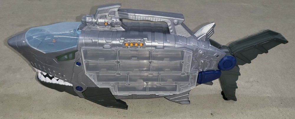 Shark Toy Car Storage Case with Lights & Sounds Double-Sided Organizer-image