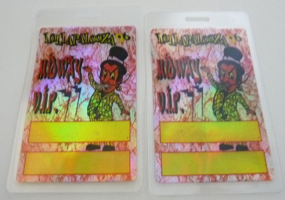 Lollapalooza 06 Midway VIP Concert Tour Backstage Pass Laminate D17