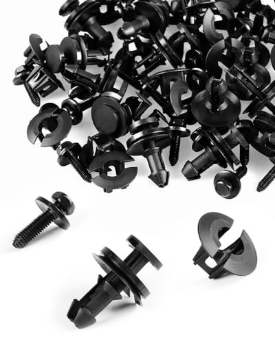 UNIGT 60PCS Silverado Bumper Clips for Front Air Dam Deflector Retainers Repl