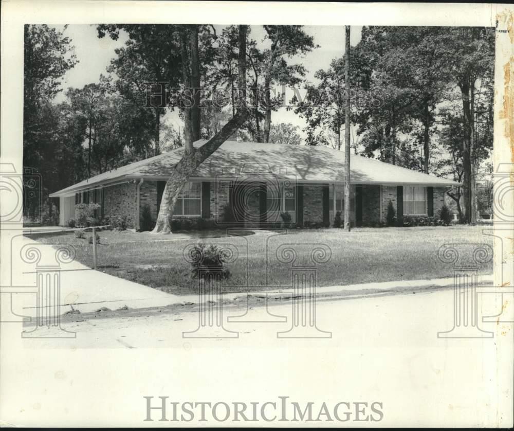 1965 Press Photo Plans in tree-studded development for Parade of Homes