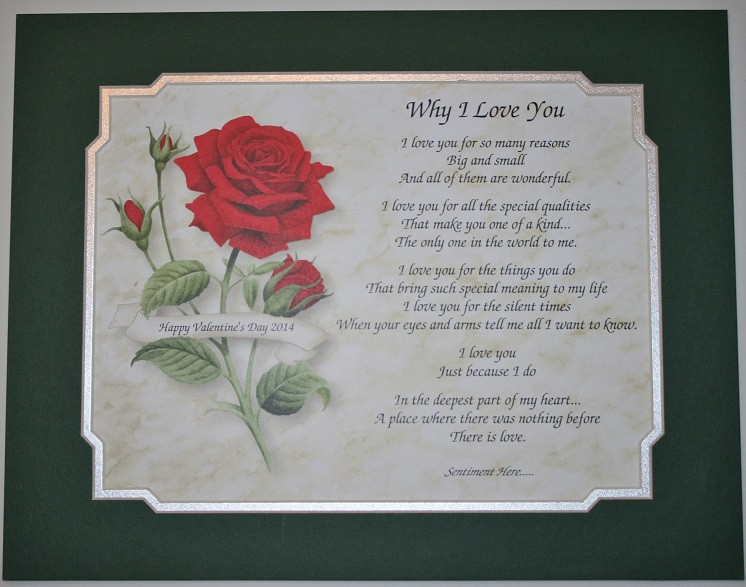 Personalized Love Poem Gift - Perfect Valentine's Day Present for Someone Special-image