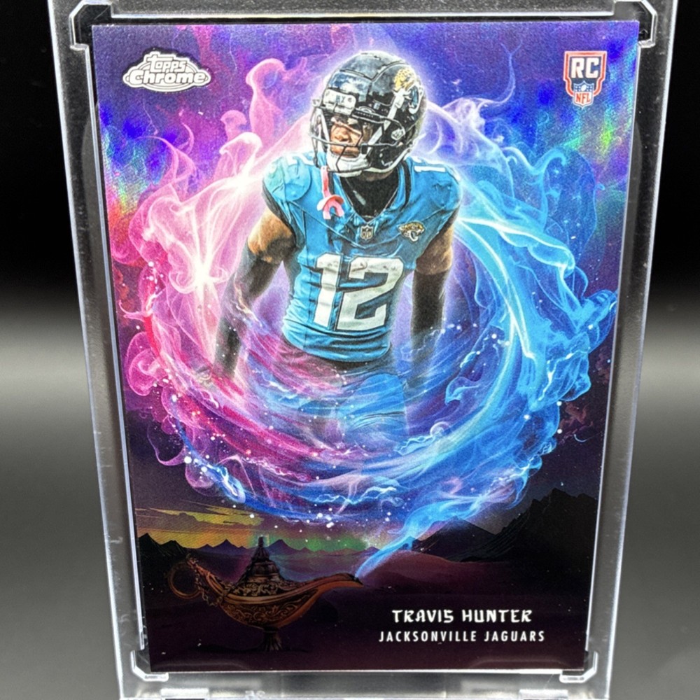 2025 Topps Chrome 🔥HOBBY SSP Case HIT🔥Genies RC GG-20 Travis Hunter Jags