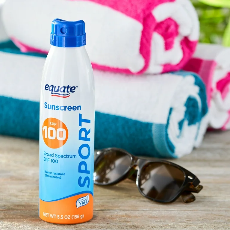 Equate Sport SPF 100 Broad Spectrum Sunscreen Spray 5.5oz