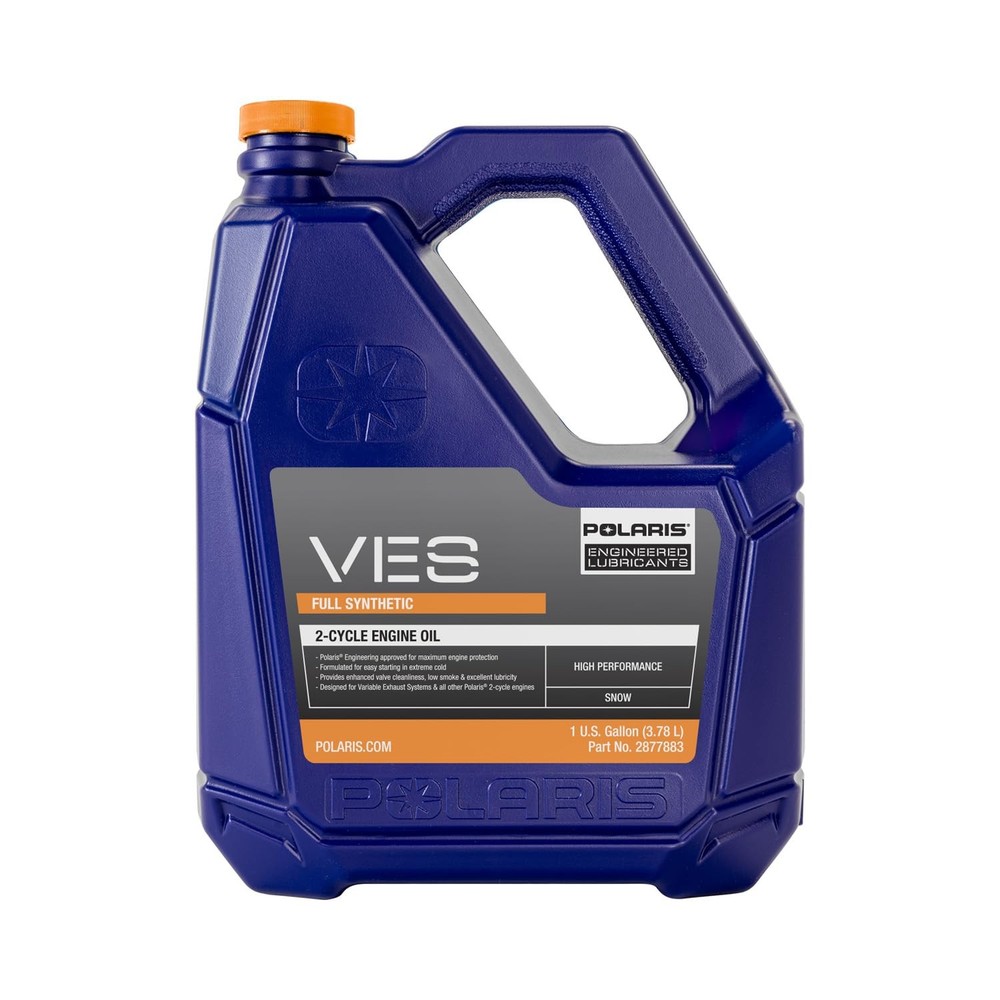 Polaris OEM Snowmobile VES Full Synthetic 2-Cycle Oil, For 2-Stroke 1 Gallon