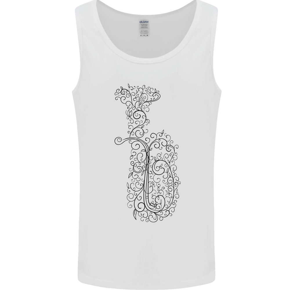 A Tuba Musical Instruments Brass Band Mens Vest Tank Top